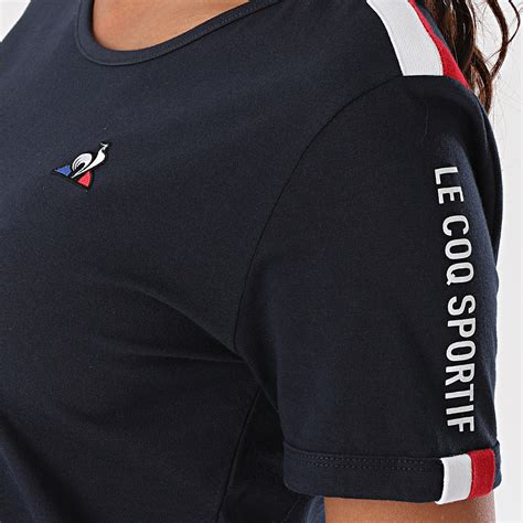 womens dress blue celine t-shirt by le coq sportif|T.